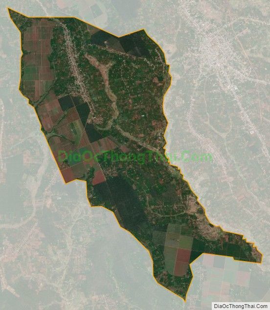 Bản đồ vệ tinh xã Ia HLốp, huyện Chư Sê