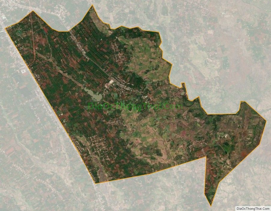 Bản đồ vệ tinh xã Ia Pal, huyện Chư Sê