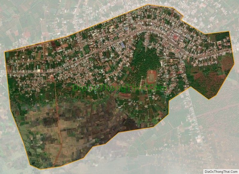 Bản đồ vệ tinh Thị trấn Đắk Đoa, huyện Đak Đoa