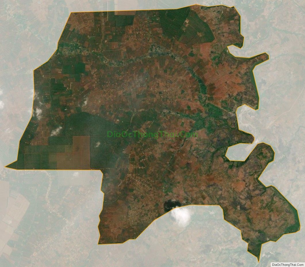 Bản đồ vệ tinh xã HNol, huyện Đak Đoa