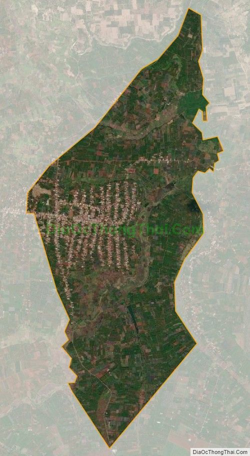 Bản đồ vệ tinh xã Nam Yang, huyện Đak Đoa
