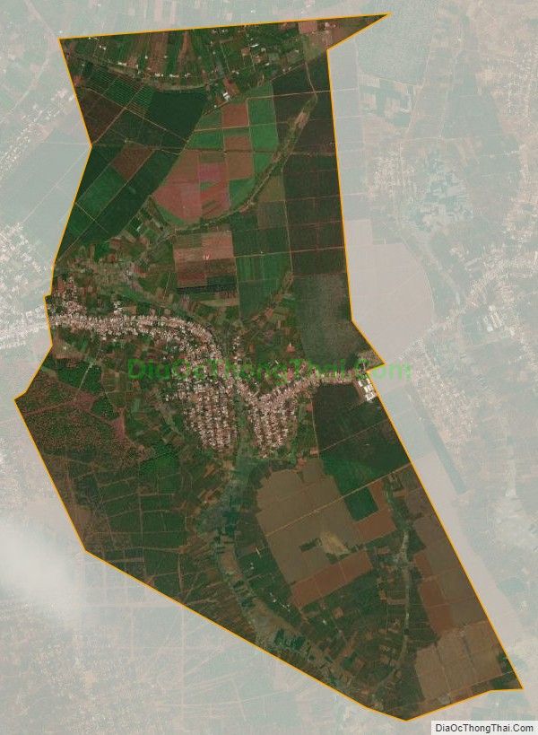 Bản đồ vệ tinh xã Tân Bình, huyện Đak Đoa