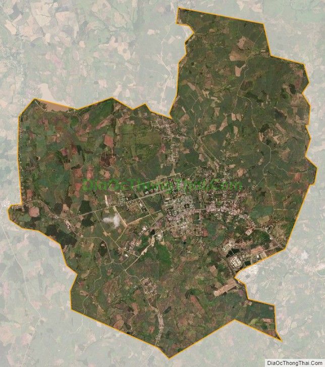 Bản đồ vệ tinh Thị trấn Đak Pơ, huyện Đak Pơ