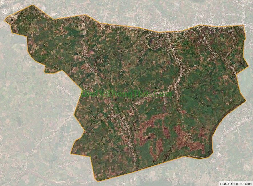 Bản đồ vệ tinh xã Tân An, huyện Đak Pơ