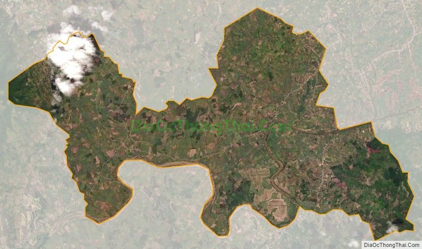 Bản đồ vệ tinh xã Yang Bắc, huyện Đak Pơ