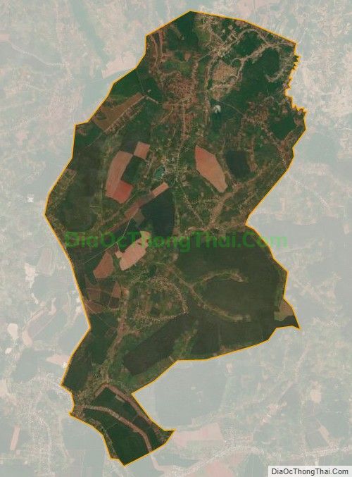 Bản đồ vệ tinh xã Ia Dơk, huyện Đức Cơ