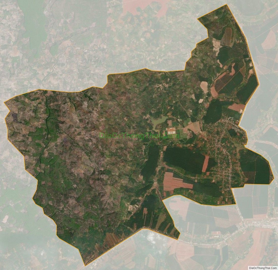 Bản đồ vệ tinh xã Ia Kla, huyện Đức Cơ