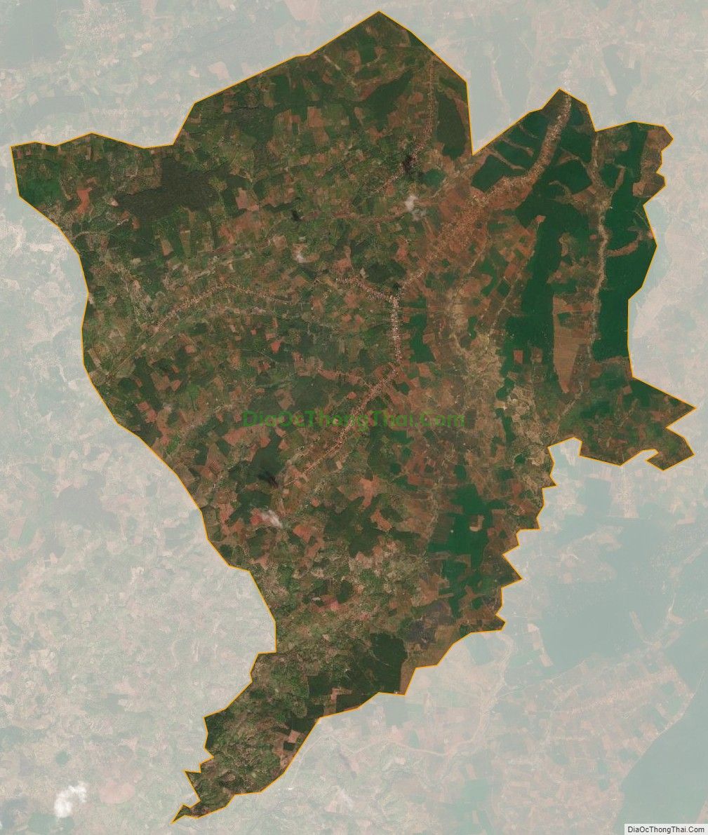 Bản đồ vệ tinh xã Ia Lang, huyện Đức Cơ
