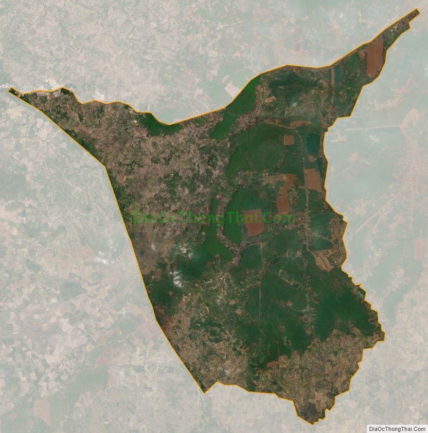 Bản đồ vệ tinh xã Ia Nan, huyện Đức Cơ