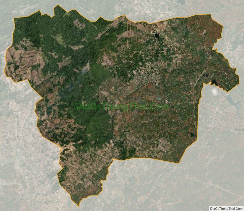 Bản đồ vệ tinh xã Ia Bă, huyện Ia Grai