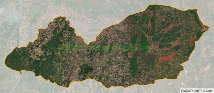 Bản đồ vệ tinh xã Ia Chia, huyện Ia Grai