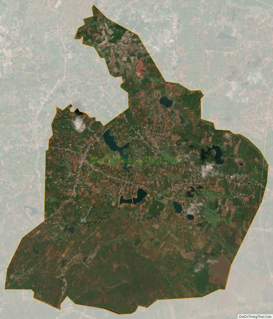 Bản đồ vệ tinh xã Ia Hrung, huyện Ia Grai