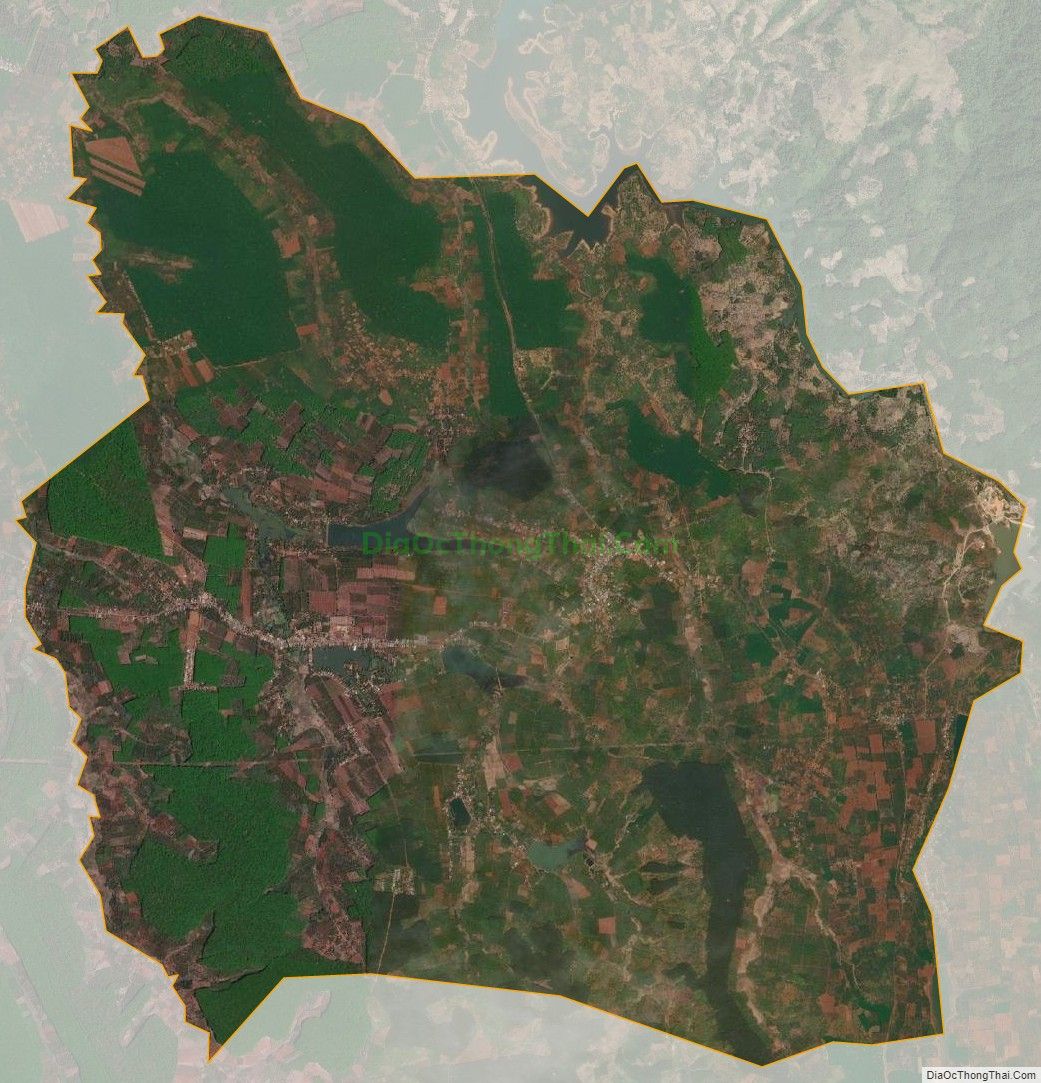 Bản đồ vệ tinh xã Ia KRai, huyện Ia Grai