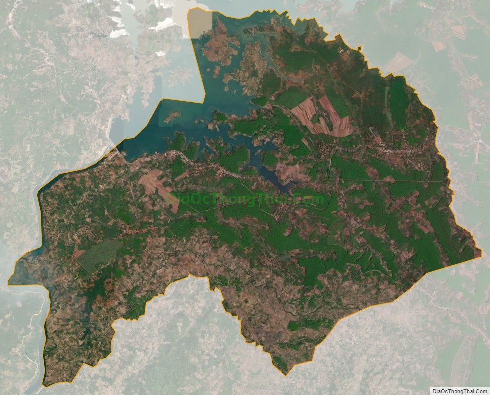 Bản đồ vệ tinh xã Ia O, huyện Ia Grai