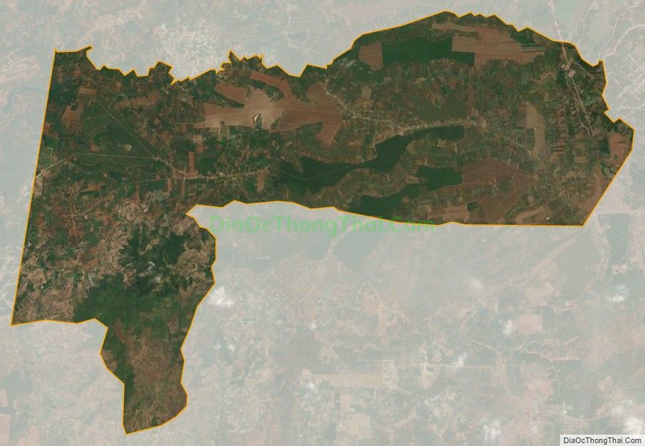 Bản đồ vệ tinh xã Ia Pếch, huyện Ia Grai
