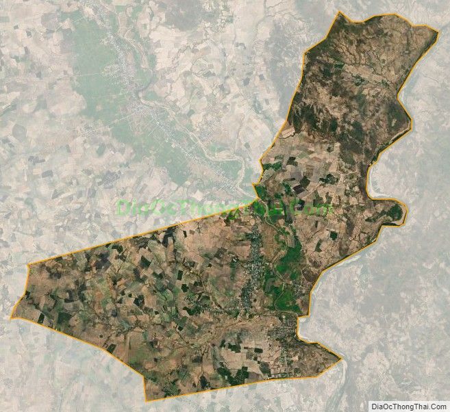 Bản đồ vệ tinh xã Kim Tân, huyện Ia Pa