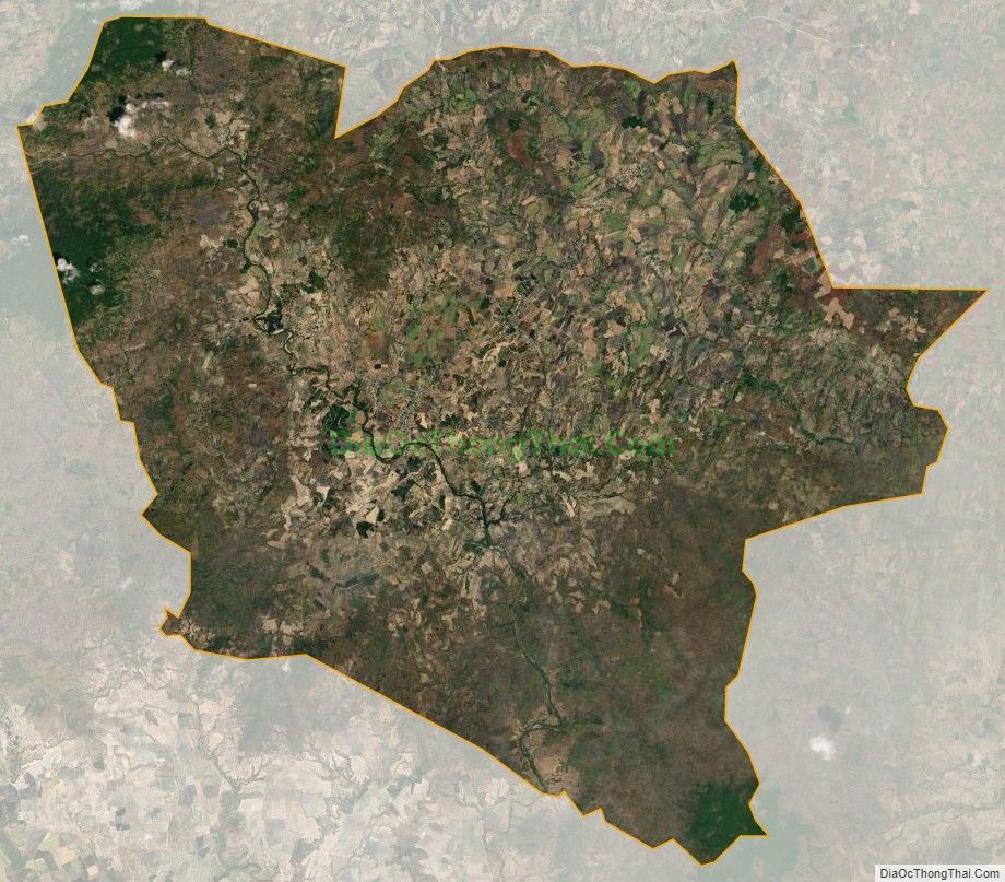Bản đồ vệ tinh xã Chơ Long, huyện Kông Chro