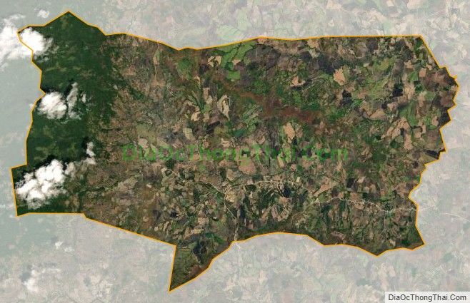 Bản đồ vệ tinh xã Đăk Pơ Pho, huyện Kông Chro