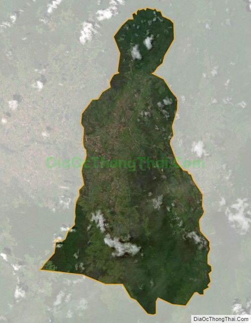 Bản đồ vệ tinh xã Đăk Song, huyện Kông Chro