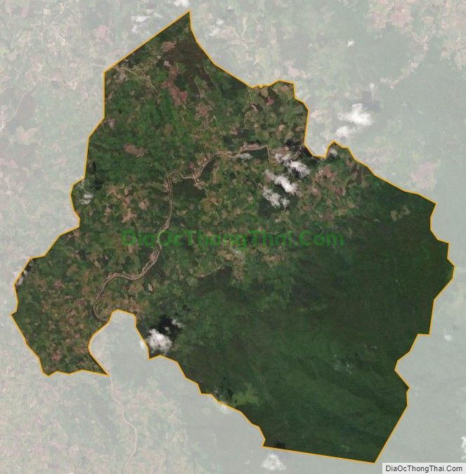 Bản đồ vệ tinh xã Đăk Tơ Pang, huyện Kông Chro