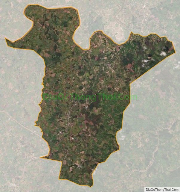 Bản đồ vệ tinh xã Kông Yang, huyện Kông Chro