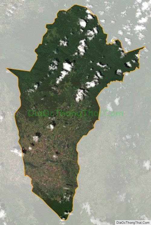 Bản đồ vệ tinh xã SRó, huyện Kông Chro