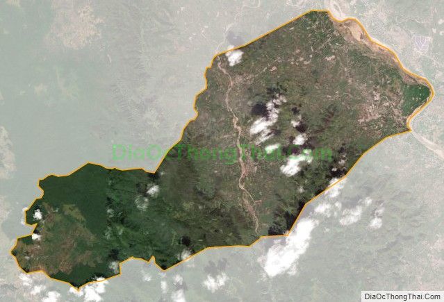 Bản đồ vệ tinh xã Chư Drăng, huyện Krông Pa