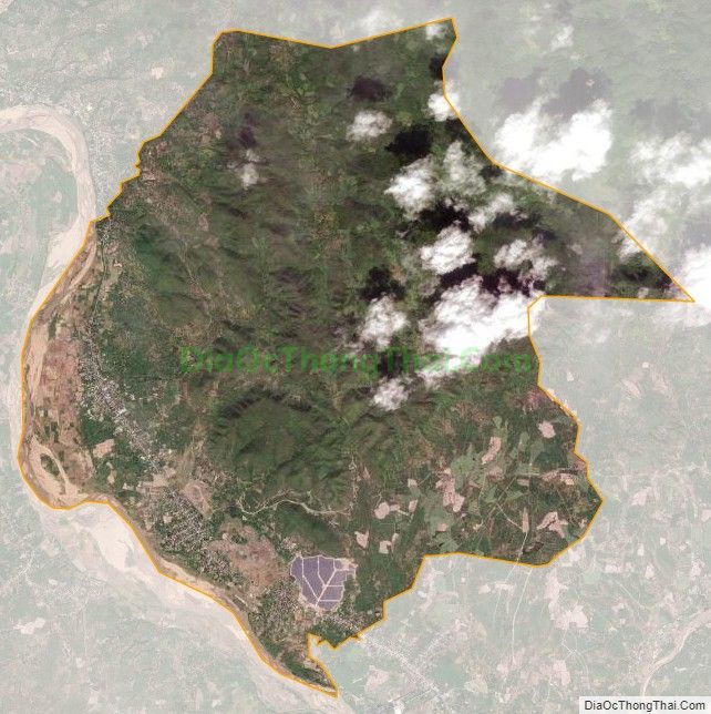 Bản đồ vệ tinh xã Chư Gu, huyện Krông Pa