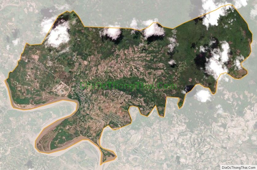 Bản đồ vệ tinh xã Chư Ngọc, huyện Krông Pa