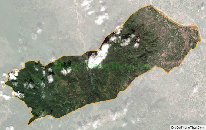 Bản đồ vệ tinh xã Ia RMok, huyện Krông Pa