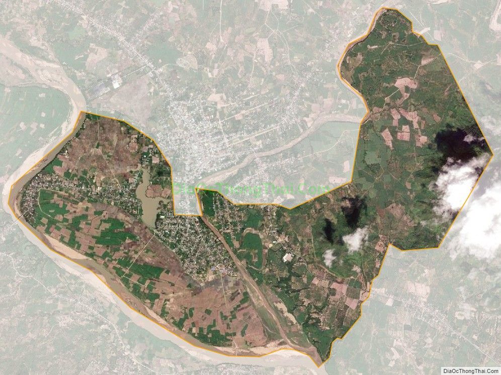 Bản đồ vệ tinh xã Phú Cần, huyện Krông Pa