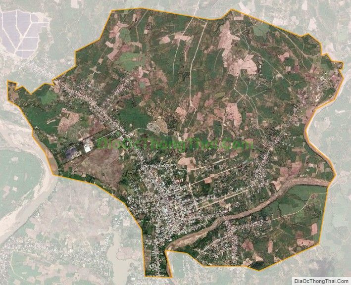 Bản đồ vệ tinh Thị trấn Phú Túc, huyện Krông Pa
