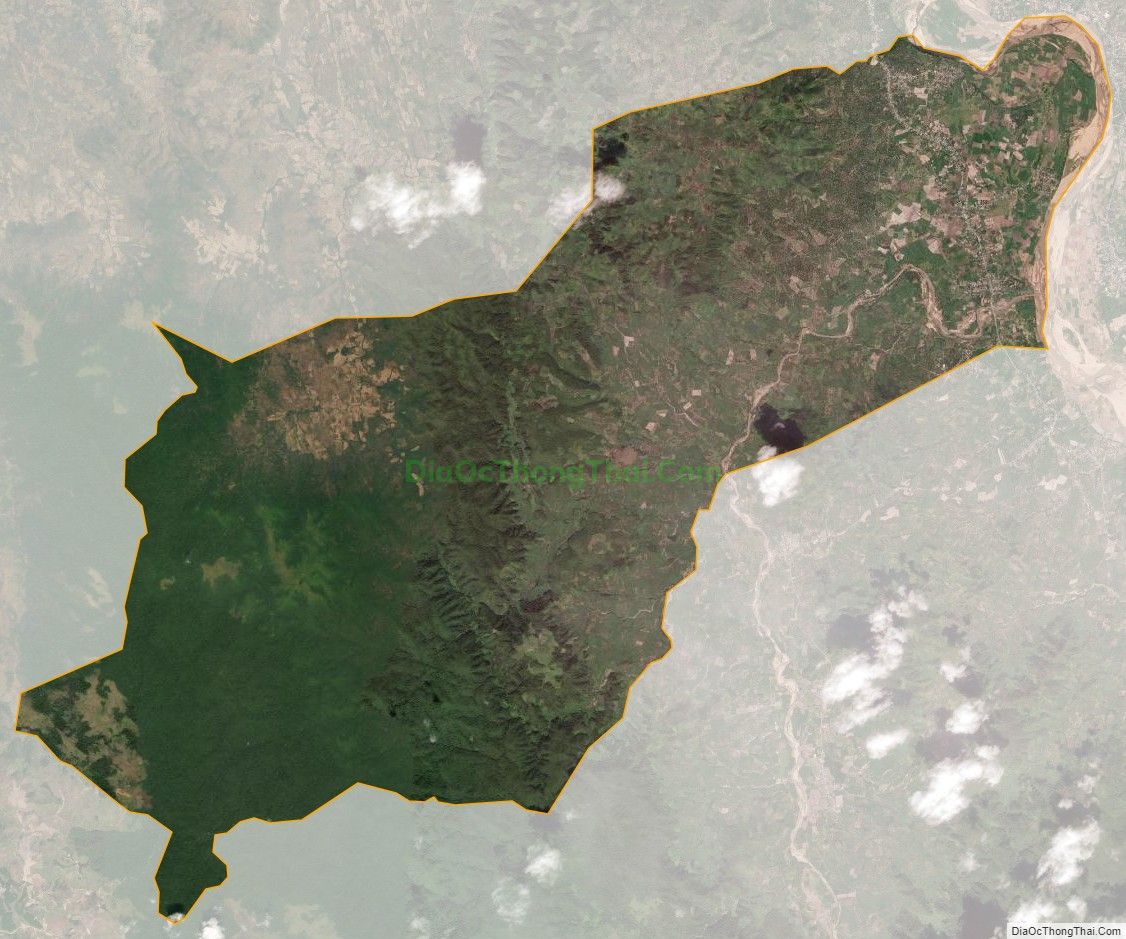 Bản đồ vệ tinh xã Uar, huyện Krông Pa
