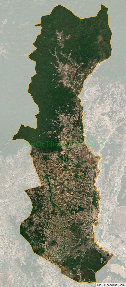 Bản đồ vệ tinh xã Ayun, huyện Mang Yang