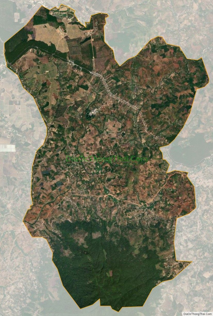Bản đồ vệ tinh xã Đak Ta Ley, huyện Mang Yang