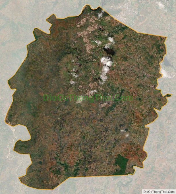 Bản đồ vệ tinh xã Đê Ar, huyện Mang Yang