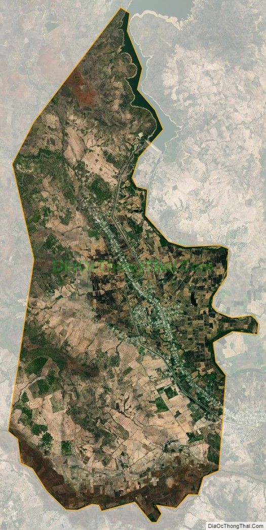 Bản đồ vệ tinh xã Ayun Hạ, huyện Phú Thiện