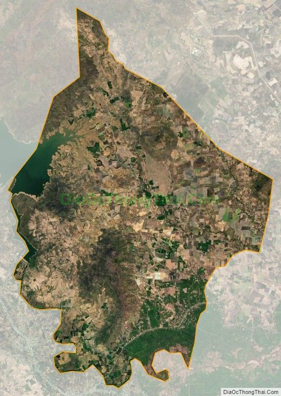 Bản đồ vệ tinh xã Chư A Thai, huyện Phú Thiện