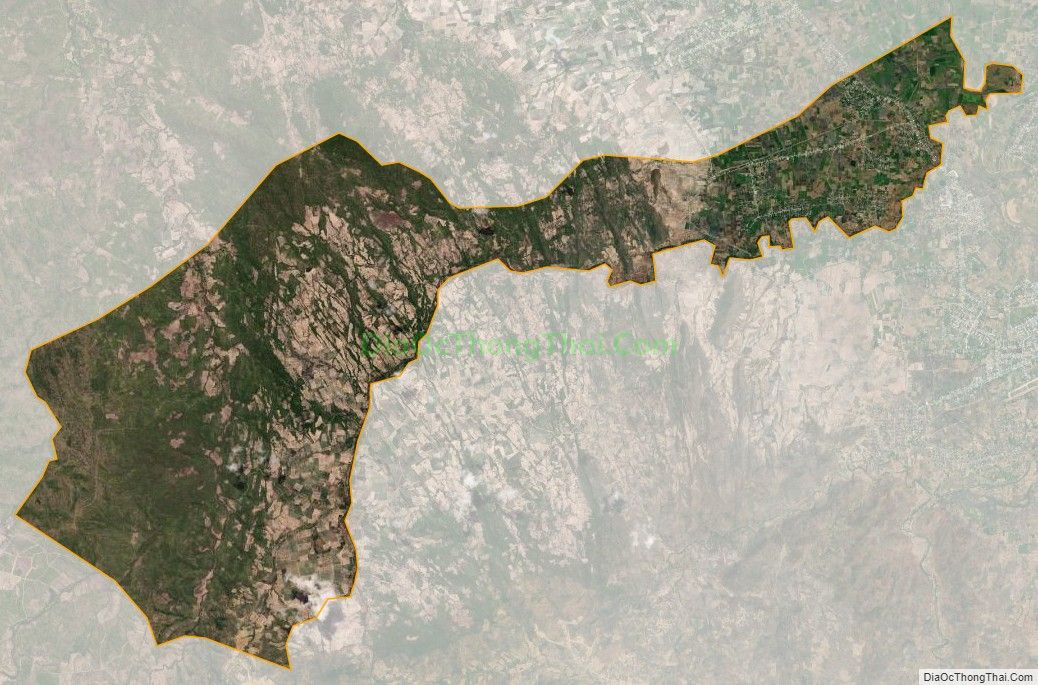 Bản đồ vệ tinh xã Ia Hiao, huyện Phú Thiện