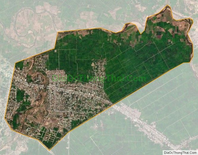 Bản đồ vệ tinh Thị trấn Phú Thiện, huyện Phú Thiện