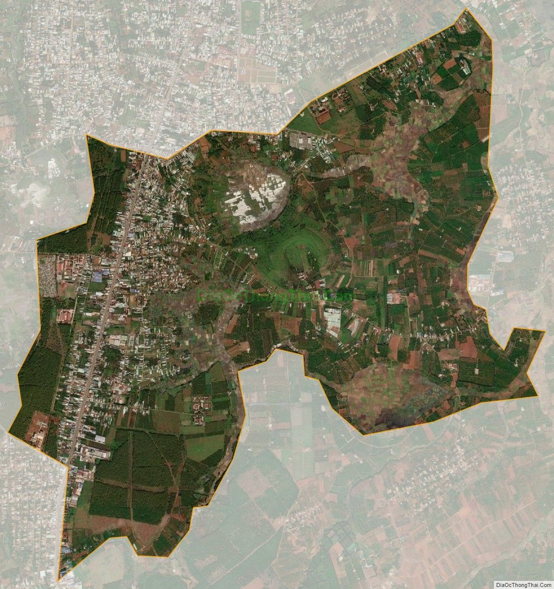 Bản đồ vệ tinh phường Chi Lăng, thành phố Pleiku