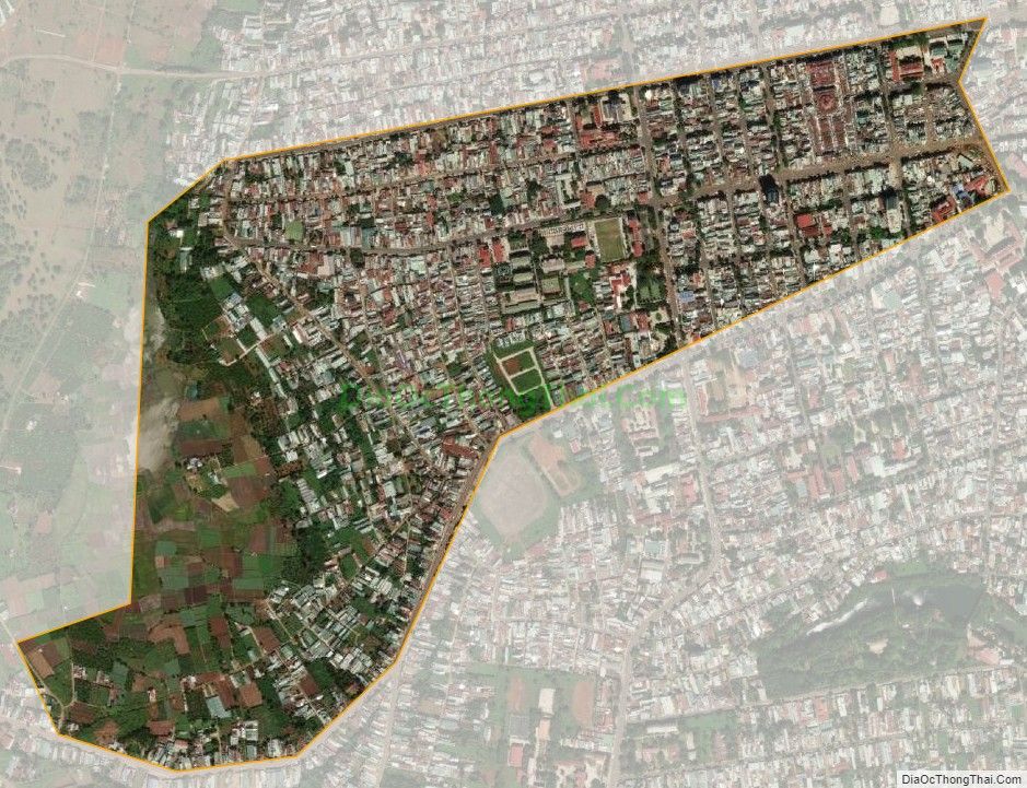 Bản đồ vệ tinh phường Diên Hồng, thành phố Pleiku