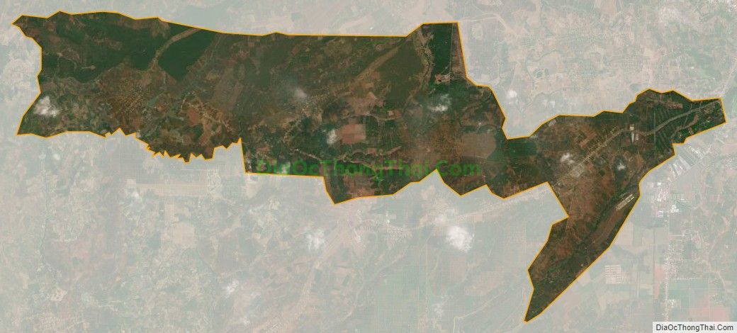 Bản đồ vệ tinh xã Gào, thành phố Pleiku