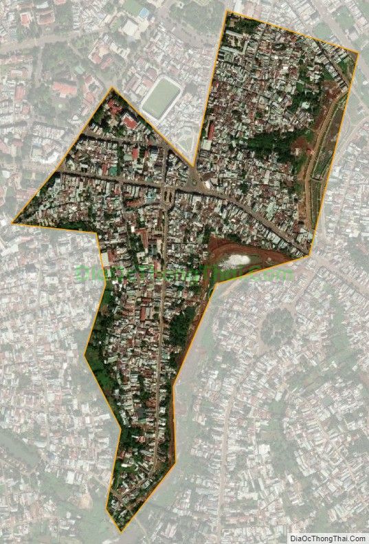 Bản đồ vệ tinh phường Hội Thương, thành phố Pleiku