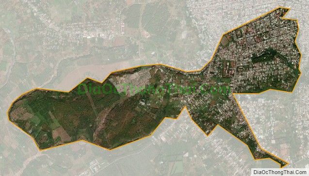 Bản đồ vệ tinh phường Ia Kring, thành phố Pleiku