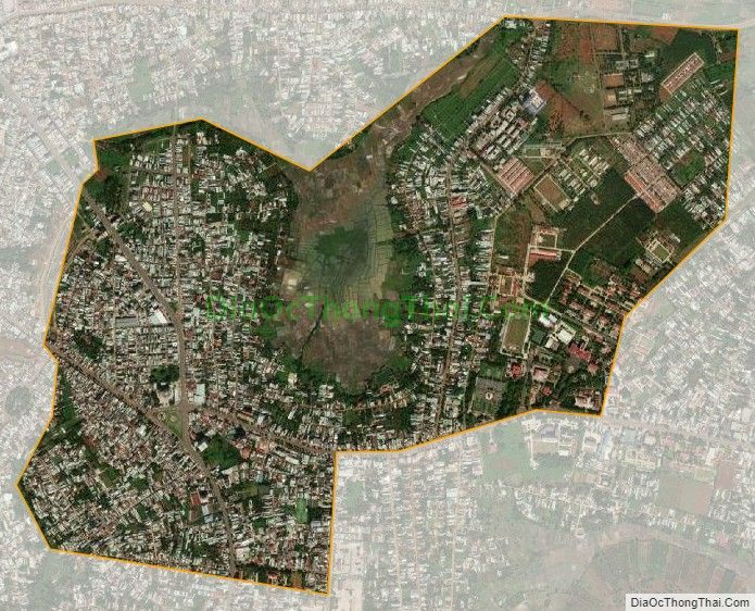 Bản đồ vệ tinh phường Phù Đổng, thành phố Pleiku