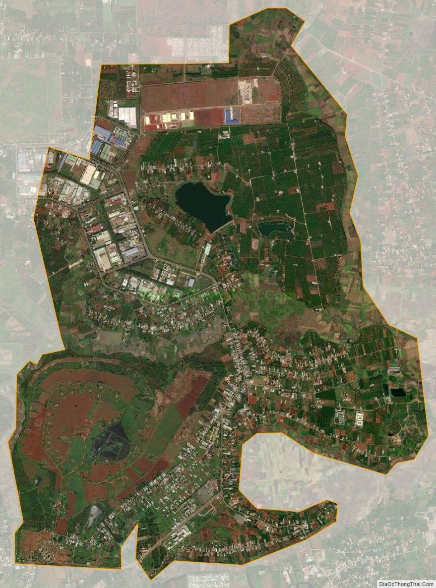 Bản đồ vệ tinh xã Trà Đa, thành phố Pleiku