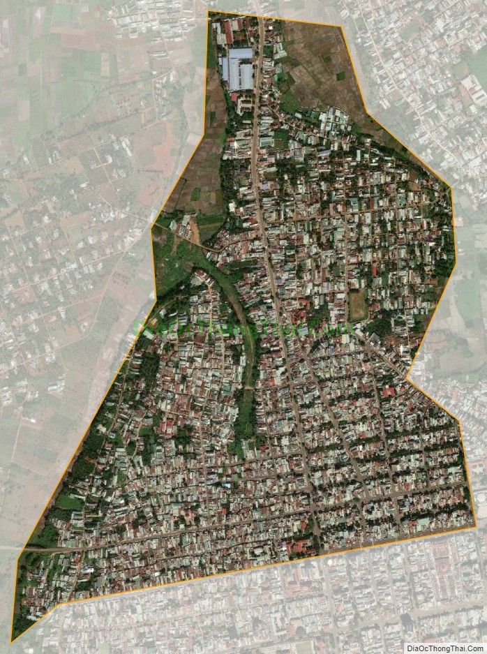Bản đồ vệ tinh phường Yên Đỗ, thành phố Pleiku