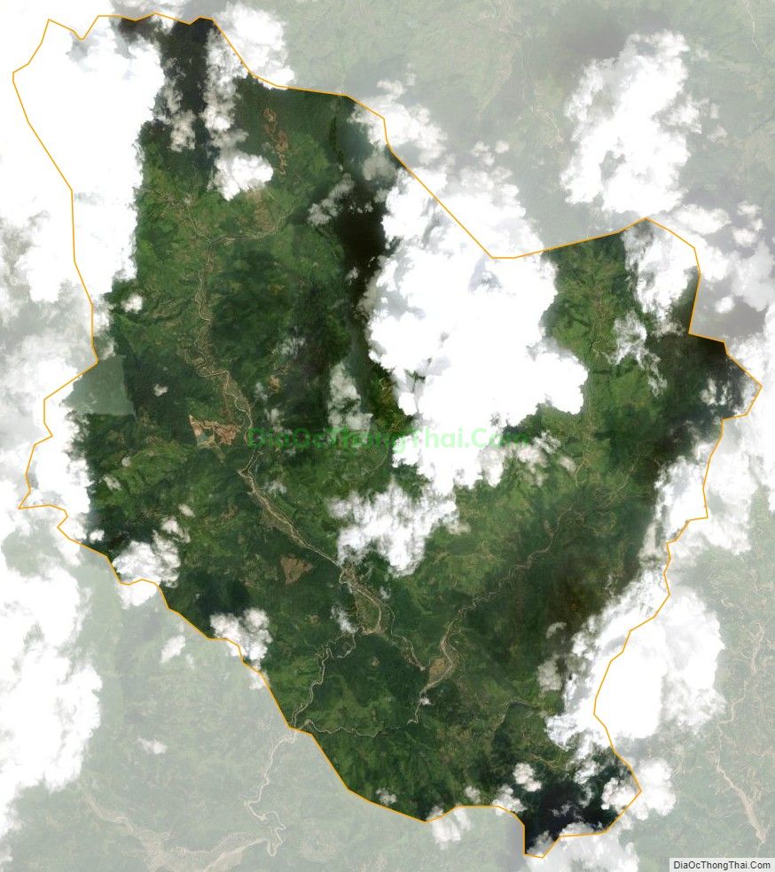 Bản đồ vệ tinh xã Minh Sơn, huyện Bắc Mê