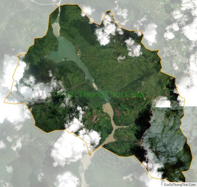 Bản đồ vệ tinh xã Thượng Tân, huyện Bắc Mê